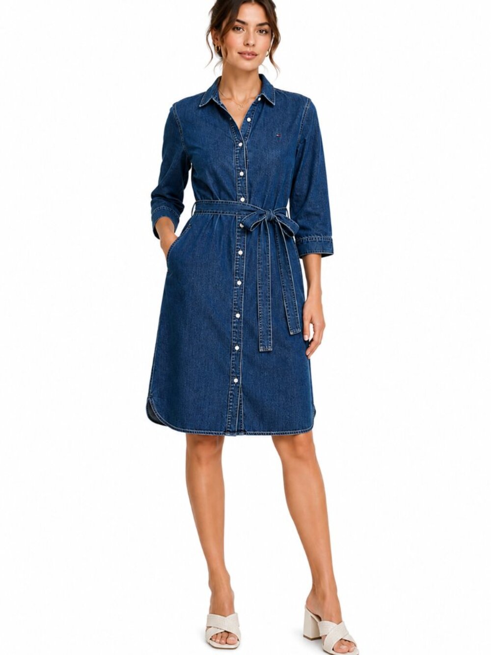 Tommy Hilfiger Denim Shirt Dress – Size M